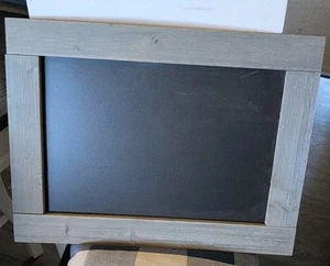 Barn Wood Gray Framed Heavy Duty Chalkboard 18 in X 24 in X 1 in - Picture 1 of 6