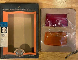 Harley Davidson Lens Set - Red PM 1736-15 Amber PM 1735-15 - Front & Rear - Picture 1 of 5