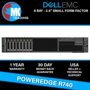 Serveur Dell PowerEdge R740 8B SFF 2U - V3 - PROCESSEURS/RAM/disques au choix - vente en gros - Photo 1/5