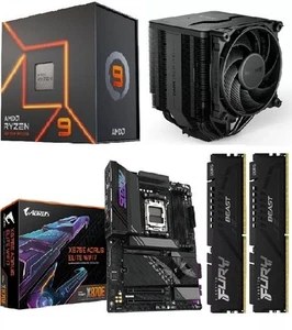 AMD Ryzen Kit 9950X3D 9900X3D 9800X3D X870E AORUS Wifi7 DDR5 128GB PC6000 Bundle - Bild 1 von 1