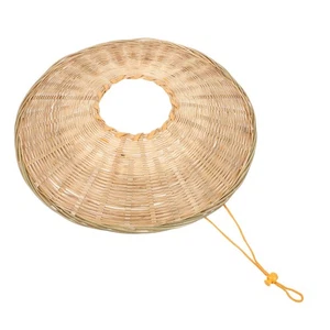  Kids Samurai Straw Hat, Japanese Conical Bamboo , Ninja Cosplay Costume Prop, - Picture 1 of 12