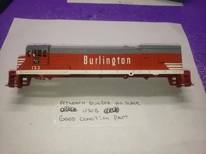 U30B SHELL ONLY ATHEARN BLUE BOX HO SCALE Burlington Route 153 Excellent Cond - Picture 1 of 20