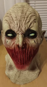 Zombie Bloody Deadly Silence Latex Deluxe Mask Ghoulish Production Halloween - Picture 1 of 6