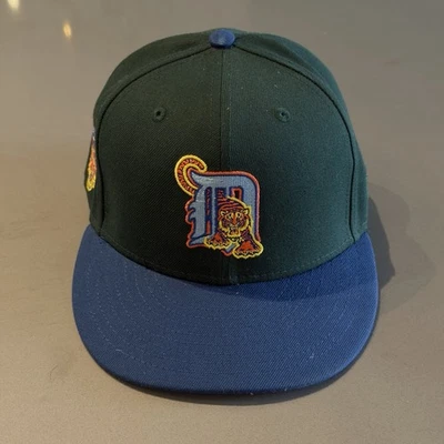 New Era 59FIFTY Fitted Detroit Tigers Hat 2000 Stadium Patch Men's Size 7 1/8 - Image 1 of 4