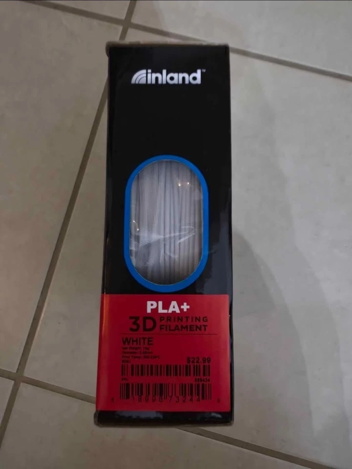 Inland PLA+ 2.85mm WHITE, NEW UNOPENED  - Image 1 of 1