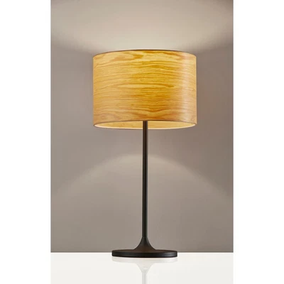 Lámpara de mesa Adesso Oslo mate blanco mate Foto 1 de 4