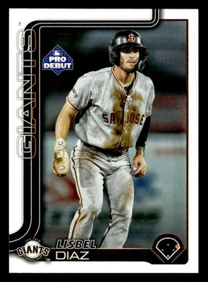 2025 Topps Pro Debut #PD-137 Lisbel Diaz Card San Jose Giants - Image 1 of 2