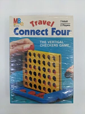 🔥Vintage 1983 Connect Four Mini Travel Game Still Shrink Wrapped From 1983 USA! - Image 1 of 4