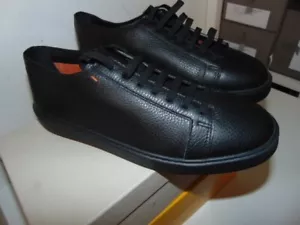 SANTONI GENUINE LEATHER LACE UP NEW 45 550.00 CART. SAN-C-03a - Picture 1 of 7
