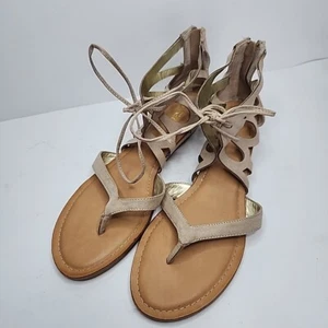 Carlos by Carlos Santana Katrina Thong Sandal Nude Women’s Size 9.5 - Picture 1 of 13