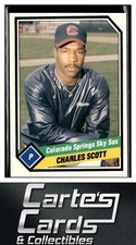 Charles Scott 1989 CMC Colorado Springs Sky Sox #8  Cleveland Indians