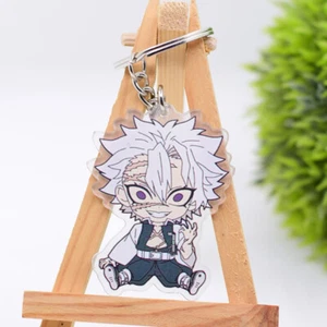 Pendant Anime Demon Slayer Keychain Widget Keyring Shinazugawa Sanemi Gift #2 - Picture 1 of 3