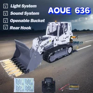 Cargador de metal hidráulico RC LESU 1/14 LR636 con sonido de luz de radio PL18EV LITE - Imagen 1 de 23