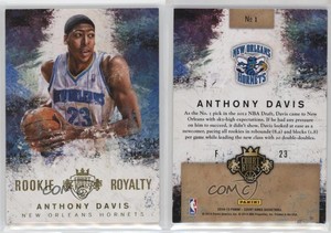 2014-15 Panini Court Kings Rookie Royalty Anthony Davis #1