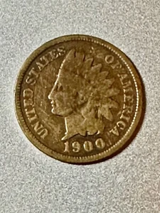 Centavo cabeza india 1900 un centavo - Imagen 1 de 2