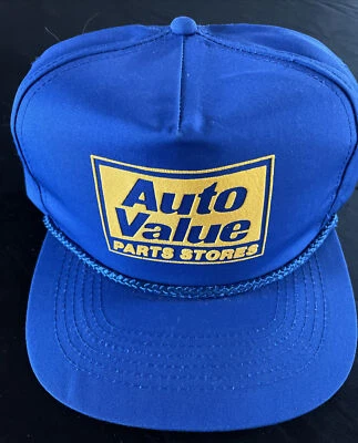 Gorra gorra vintage de camionero con cierre a presión para tiendas de piezas de valor automático - ¡Sin usar! Foto 1 de 4
