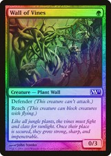 Wall of Vines FOIL Magic 2011 / M11 PLD Green Common MAGIC MTG CARD ABUGames