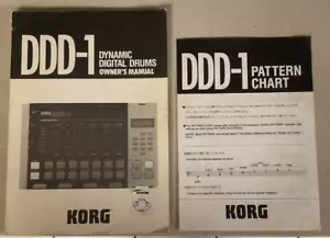 KORG DDD-1 DIGITAL DRUMS OWNER MANUAL - Picture 1 of 1
