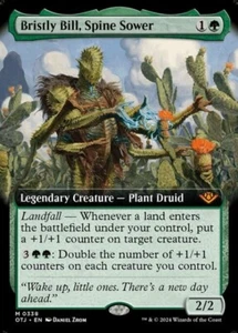 MTG - (Extended Art) BRISTLY BILL, SPINE SOWER - Outlaws of Thunder (M) - Foto 1 di 1