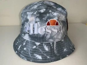 Ellesse Bucket Hat Lorenzo Mens White Bucket Hat Summer Bucket Hat Holiday Hat - Picture 1 of 1