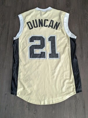 Vintage San Antonio Spurs 2003 NBA Finals Tim Duncan #21 Jersey M VTG USA - Image 1 of 4