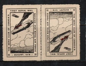 Canada #CLP2g Very Fine Mint Tete Beche Pair Full Original Gum Hinged - Picture 1 of 2