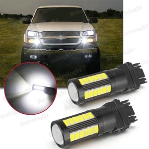 For Ford F150 F250 F350 Super Duty 33-SMD White Turn Signal Light 3157 LED Bulbs - Picture 1 of 11