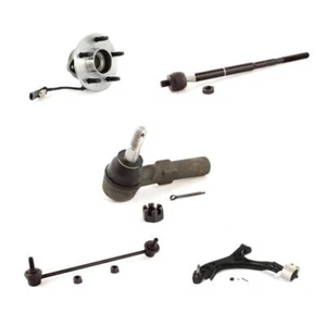 Hub Bearing Lower Control Arm Tie Rod & Link Front Left Kit 5Pc For Saturn Vue - Picture 1 of 7