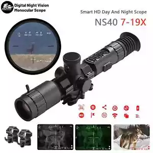 NS40 Digital Scope Sight Shooting Aim Hotspot Tracking Night Vision for Hunting - Picture 1 of 24