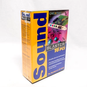 Sound Blaster 16 PCI (5047401001 ) Sound Card Model #CT4740 - New in Box, SEALED - Photo 1/8