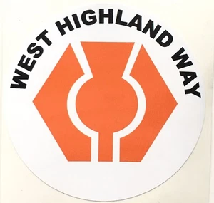 West Highland Way Walk Round External Car Bumper Sticker Decal - Picture 1 of 2