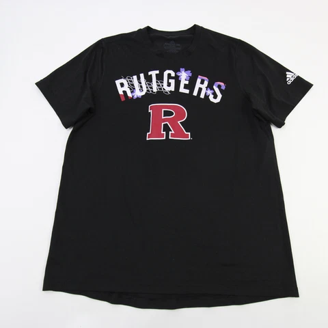 Rutgers Scarlet Knights adidas Creator Short Sleeve Shirt Men's Black Used Cover