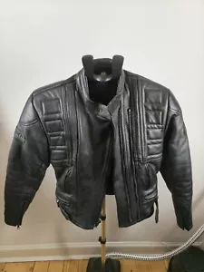 Belstaff Damen Lederjacke Biker/Motorrad schwer Gr. 10/M-S 18 inch Ptp - Bild 1 von 14