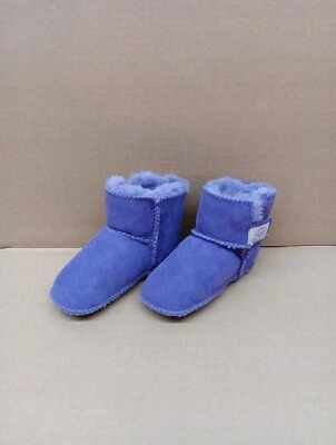 UGG Erin Botín Cuna Azul Marino Gamuza Piel de Oveja Punta Redonda - Talla L - 5202 Foto 1 de 4