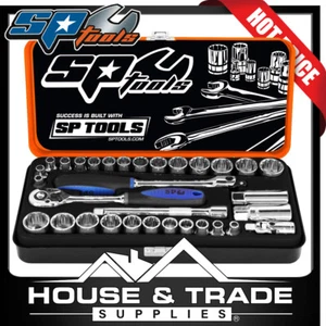 SP Tools Socket Set 32 Piece 3/8" DR 12PT METRIC/SAE SP20200 - Picture 1 of 2