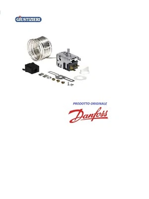 077B7003 TERMOSTATO DANFOSS UNIVERSALE DOPPIA PORTA SONDA 160CM PARTE FRIGO - Immagine 1 di 2