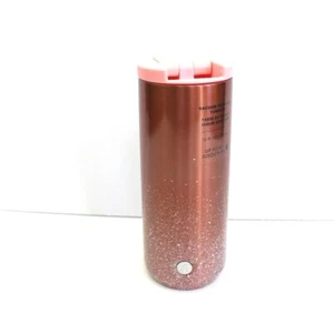 Starbucks Pink Rose Gold Confetti Insulated Stainless Steel Tumbler 12 oz - Picture 1 of 5