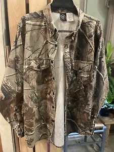 Real Tree Ap Camo Button Down Shirt Size L - Picture 1 of 13