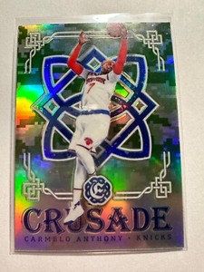 K20,685 - 2016-17 Panini Excalibur Crusade Camo #19 Carmelo Anthony