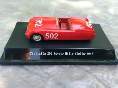 AUTO STARLINE CISITALIA 202 SPYDER MILLE MIGLIA 1947 ROSSA 1:43 NUOVA SCATOLA - Immagine 1 di 4