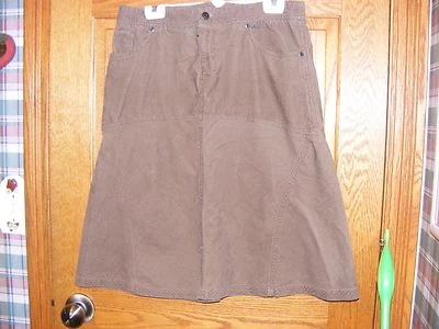 Женская вельветовая юбка Sonoma размер 10 - Изображение 1 из 3