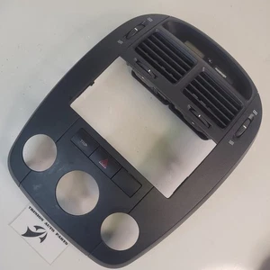 2007-2009 Kia Spectra Radio Bezel Trim with Center Vents Clock Black OEM FLAW - Picture 1 of 6
