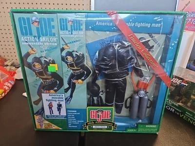NUEVO GI Joe 40 Aniversario Acción Marinero Frogman 2do en Serie Sellado 2004 Foto 1 de 4