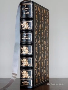 Franklin Library Leaves of Grass • Walt Whitman • Leather American Classic Poems - Picture 1 of 13