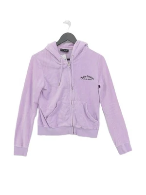 Juicy Couture Women's Hoodie M Purple Cotton with Polyester Full Zip - Image 1 of 4
