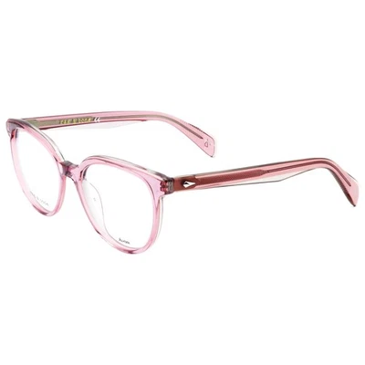 Ópticas Rag & Bone para mujer 50 mm rosa gris RNB3029-3KQ-50 Foto 1 de 3