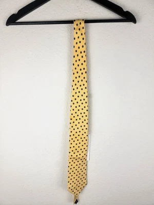 Corbata Tommy Hilfiger Tejida Seda Amarillo Azul Flores Hombre Corbata Clásica 2509 Foto 1 de 4