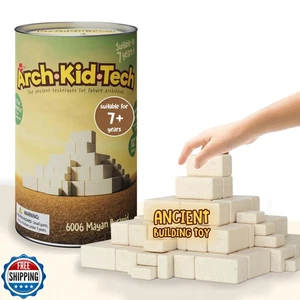 Taksa Toys Arch-Kid-Tech Ancient Mayan Pyramid Architecture STEM Building Blo - Picture 1 of 5