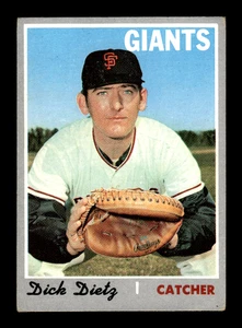 1970 Topps # 135 Dick Dietz Card San Francisco Giants - Picture 1 of 2