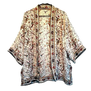 Max Studio Floral Open Front Kimono size Small - Picture 1 of 8
